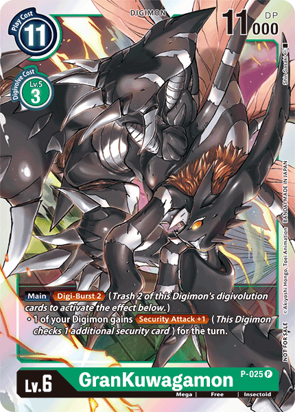 GranKuwagamon [P-025] [Promotional Cards]