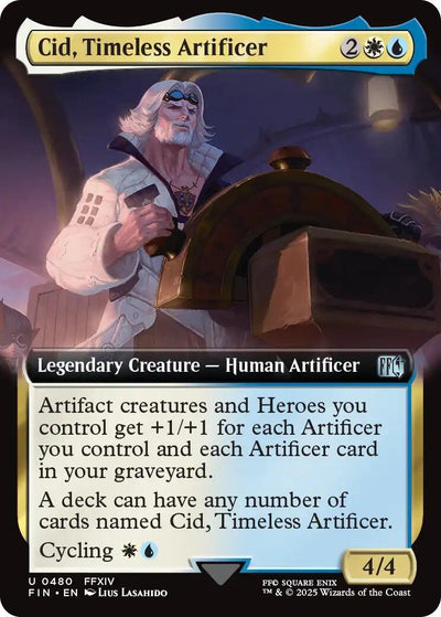 Cid, Timeless Artificer (Extended Art) [FINAL FANTASY]