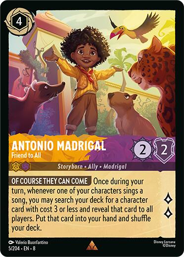 Antonio Madrigal - Friend to All (5/204) [Reign of Jafar]