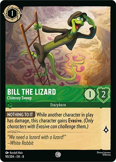 Bill the Lizard - Chimney Sweep (90/204) [Reign of Jafar]