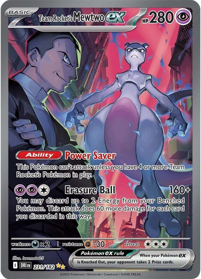 Team Rocket's Mewtwo ex (SV10: Destined Rivals) (231/182)