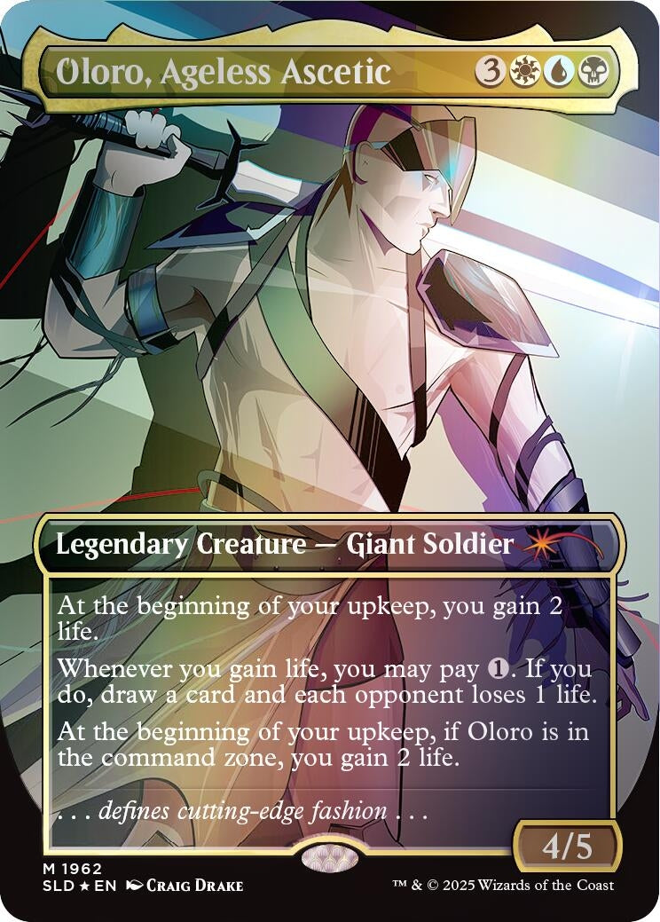Oloro, Ageless Ascetic (Rainbow Foil) [Secret Lair Drop Series]