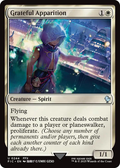 Grateful Apparition (Surge Foil) [FINAL FANTASY Commander]