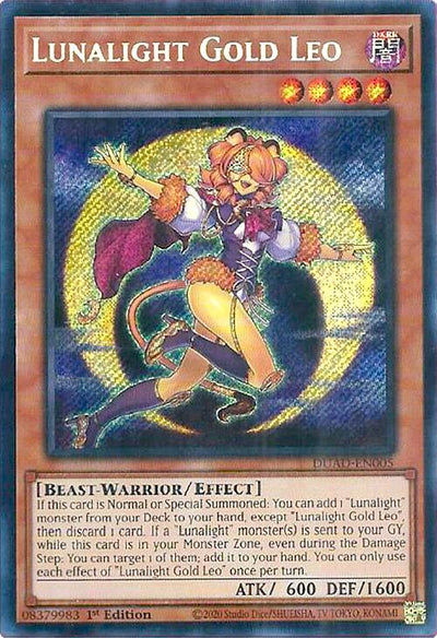 Lunalight Gold Leo [DUAD-EN005] Secret Rare