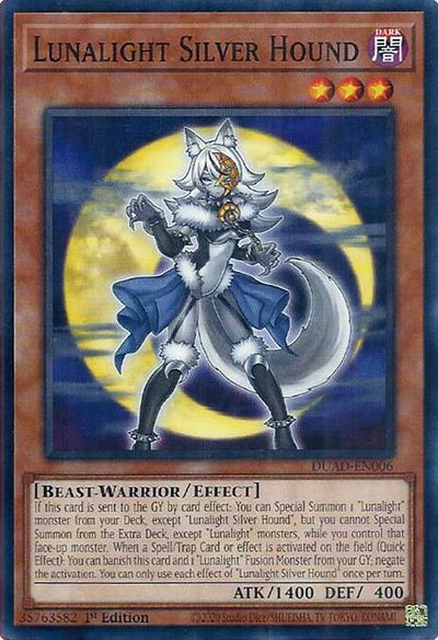 Lunalight Silver Hound [DUAD-EN006] Common