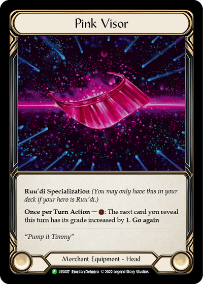 Pink Visor [LSS007] (Promo)  Cold Foil
