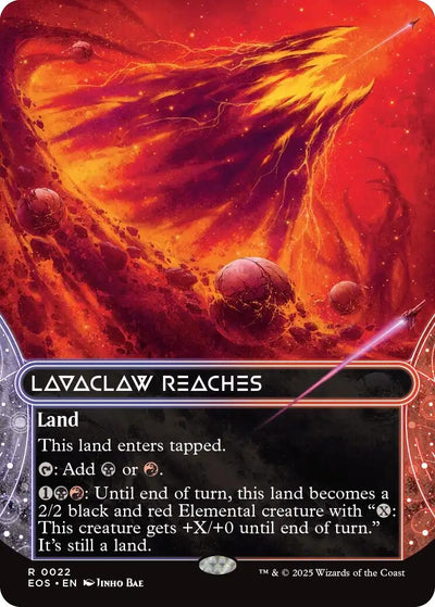 Lavaclaw Reaches (0022) (Borderless) [Edge of Eternities: Stellar Sights]