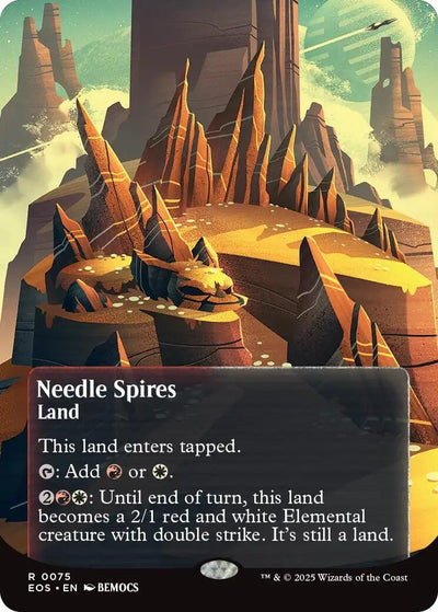 Needle Spires (0075) (Borderless) [Edge of Eternities: Stellar Sights]