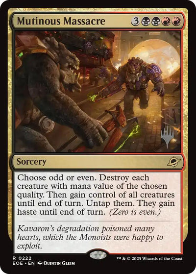 Mutinous Massacre [Edge of Eternities Promo Pack]