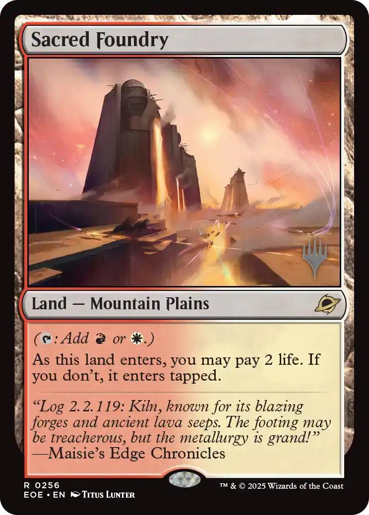 Sacred Foundry [Edge of Eternities Promo Pack]