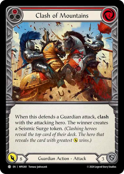 Clash of Mountains (Red) [MPG061] (Mastery Pack Guardian)