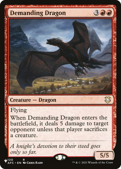 Demanding Dragon (The List Reprints) (120)