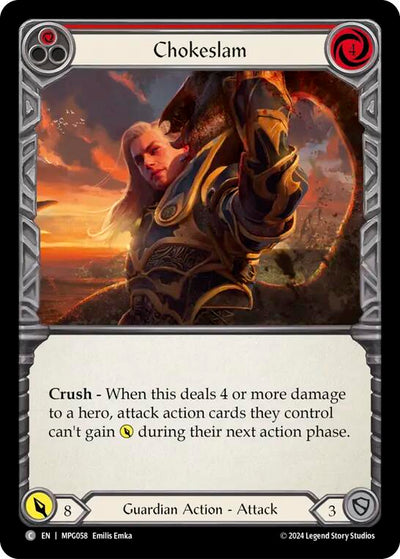Chokeslam (Red) [MPG058] (Mastery Pack Guardian)