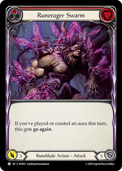 Runerager Swarm (Red) [AVS012] (Armory Deck: Legends Viserai)
