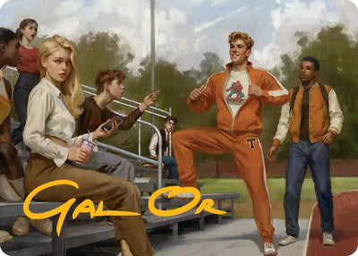 Flash Thompson, Spider-Fan Art Card (Gold-Stamped Signature) (1)