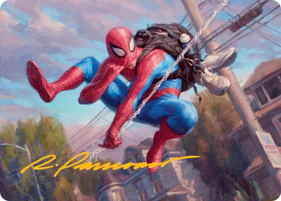 Spider-Man, Web-Slinger Art Card (Gold-Stamped Signature) (4)