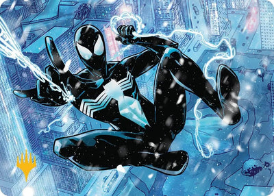 Spectacular Spider-Man (Black) Art Card (Gold-Stamped Planeswalker Symbol) (52)