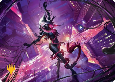 Gwenom, Remorseless Art Card (Gold-Stamped Planeswalker Symbol) (8)