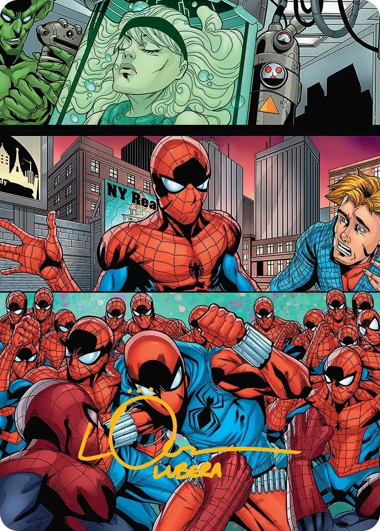 Image for The Clone Saga Art Card (Gold-Stamped Signature) (42) - Magic: The Gathering