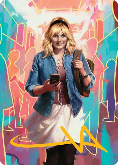 Gwen Stacy Art Card (Gold-Stamped Signature) (13/54) (13)