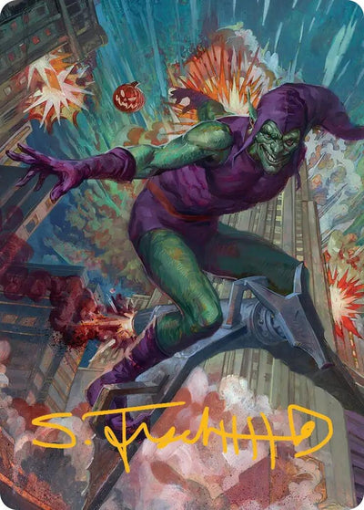 Green Goblin Art Card (26/54) (Gold-Stamped Signature) (26)