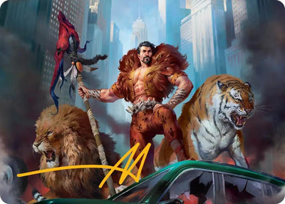 Kraven, Proud Predator Art Card (Gold-Stamped Signature) (28)