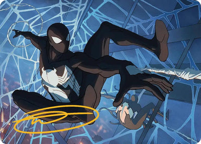 Symbiote Spider-Man Art Card (Gold-Stamped Signature) (40)