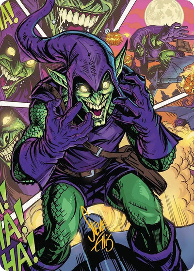 Green Goblin Art Card (49/54) (Gold-Stamped Signature) (49)
