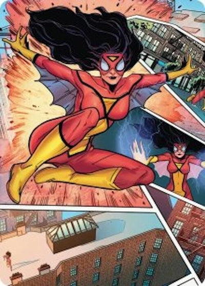 Spider-Woman, Stunning Savior Art Card (51)