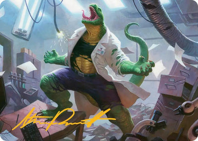 Lizard, Connors's Curse Art Card (Gold-Stamped Signature) (18)