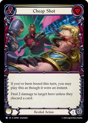 Cheap Shot [SUP094] (Super Slam)  Rainbow Foil