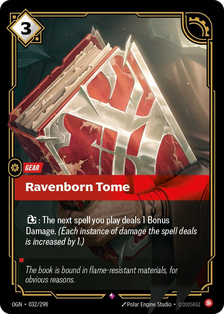 Image for Ravenborn Tome (Origins) (032/298) - Riftbound: League of Legends Trading Card Game