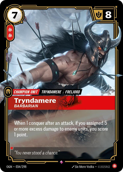 Tryndamere - Barbarian (Origins) (034/298)