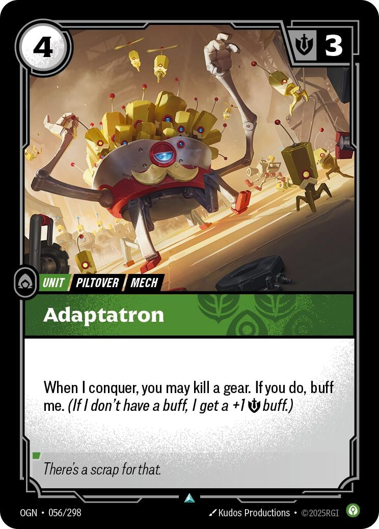 Image for Adaptatron (Origins) (056/298) - Riftbound: League of Legends Trading Card Game
