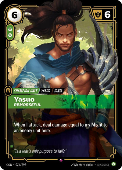 Yasuo - Remorseful (Origins) (076/298)