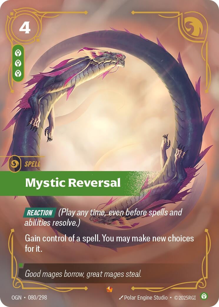 Image for Mystic Reversal (Origins) (080/298) - Riftbound: League of Legends Trading Card Game