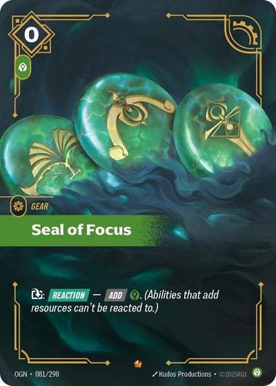 Seal of Focus (Origins) (081/298)