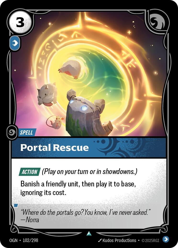 Image for Portal Rescue (Origins) (102/298) - Riftbound: League of Legends Trading Card Game