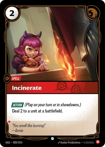 Incinerate (Origins: Proving Grounds) (003/024)