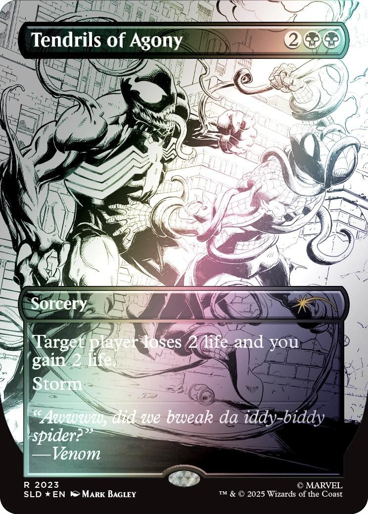 Tendrils of Agony (2023) (Rainbow Foil) (Secret Lair Drop Series) (2023)