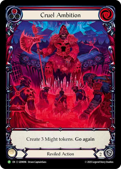 Cruel Ambition [GEM096] (GEM Pack 3)  Rainbow Foil