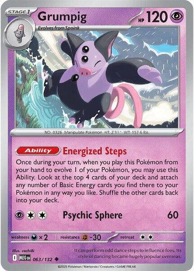Grumpig (063/132) [Mega Evolutions: Base Set]