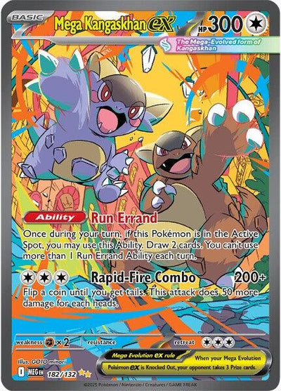Mega Kangaskhan ex (182/132) [Mega Evolutions: Base Set]