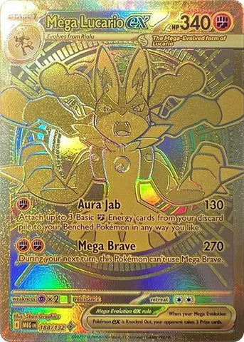 Mega Lucario ex (188/132) [Mega Evolutions: Base Set]