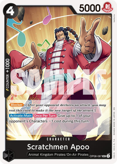 Scratchmen Apoo (OP08-087) (Reprint) [Premium Booster -The Best- Vol. 2]