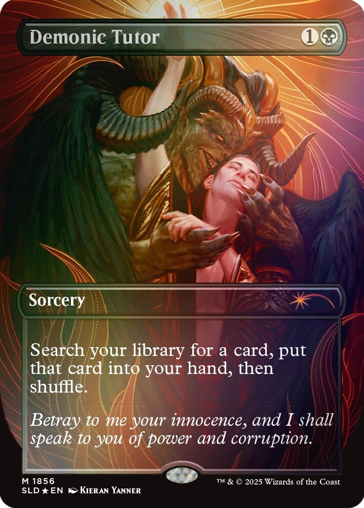 Demonic Tutor (Rainbow Foil) (Secret Lair Drop Series) (1856)