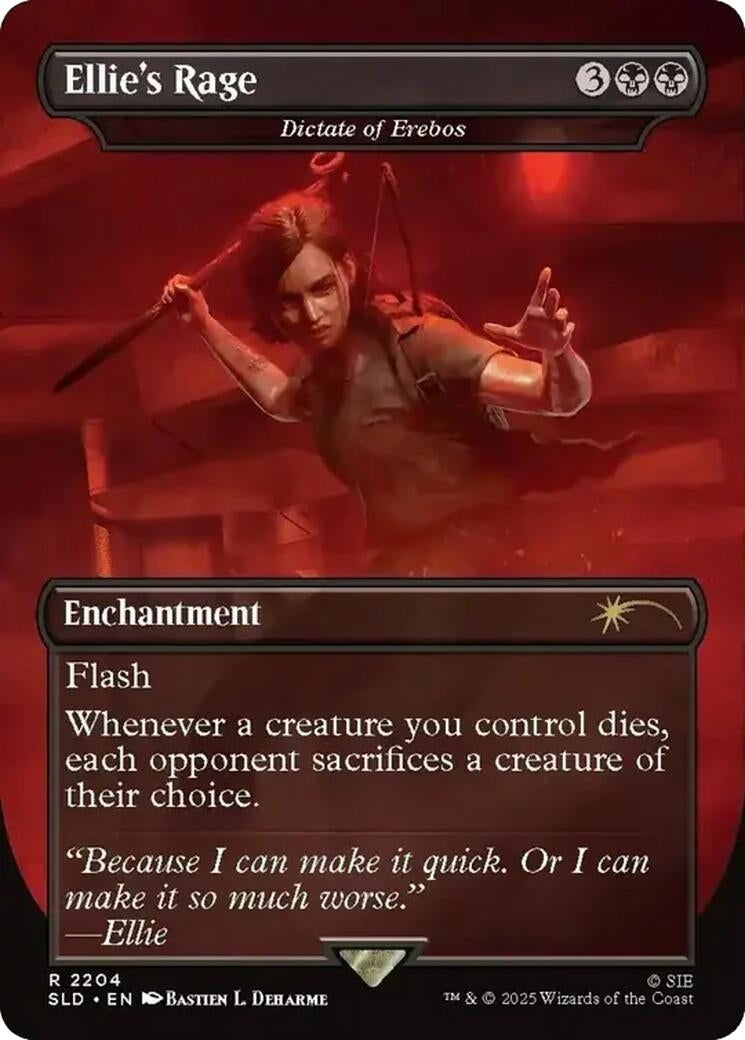 Image for Ellie's Rage - Dictate of Erebos (Secret Lair Drop Series) (2204) (SLD) - Magic: The Gathering