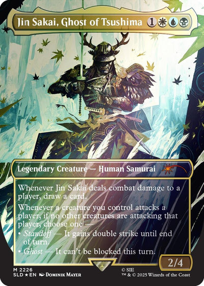 Jin Sakai, Ghost of Tsushima (Rainbow Foil) (Secret Lair Drop Series) (2226) (SLD)