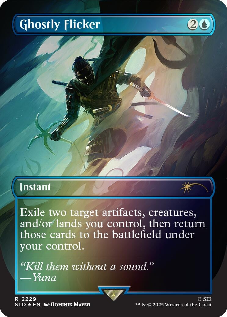 Image for Ghostly Flicker (Rainbow Foil) (Secret Lair Drop Series) (2229) (SLD) - Magic: The Gathering