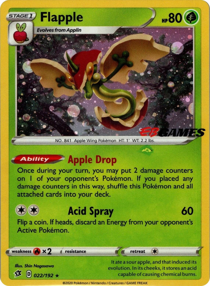 Image for Flapple - 022/192 (EB Games Exclusive APAC) (022/192) - Pokemon